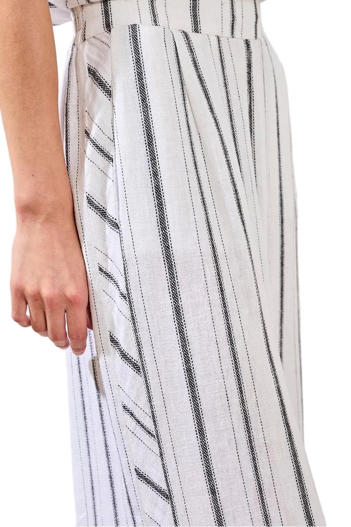 Striped Tall Linen Pant