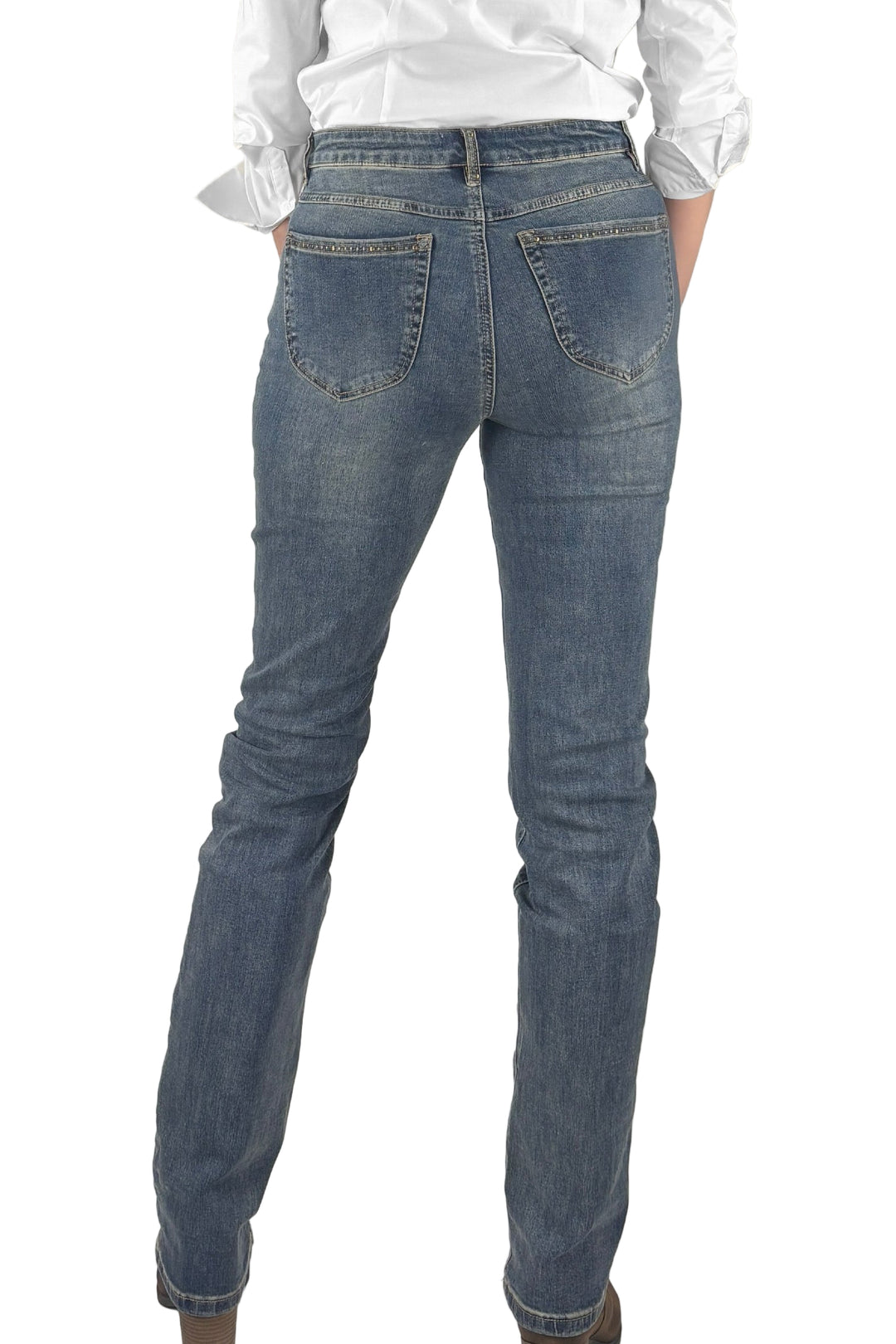 Stud Accent Tall Straight Leg Jean