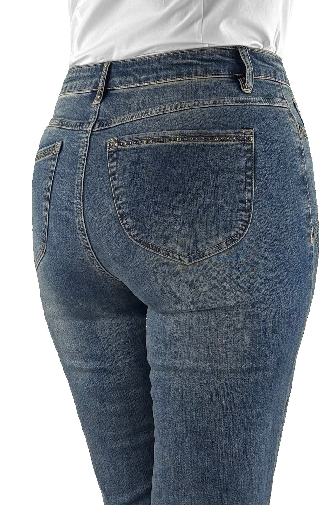 Stud Accent Tall Straight Leg Jean