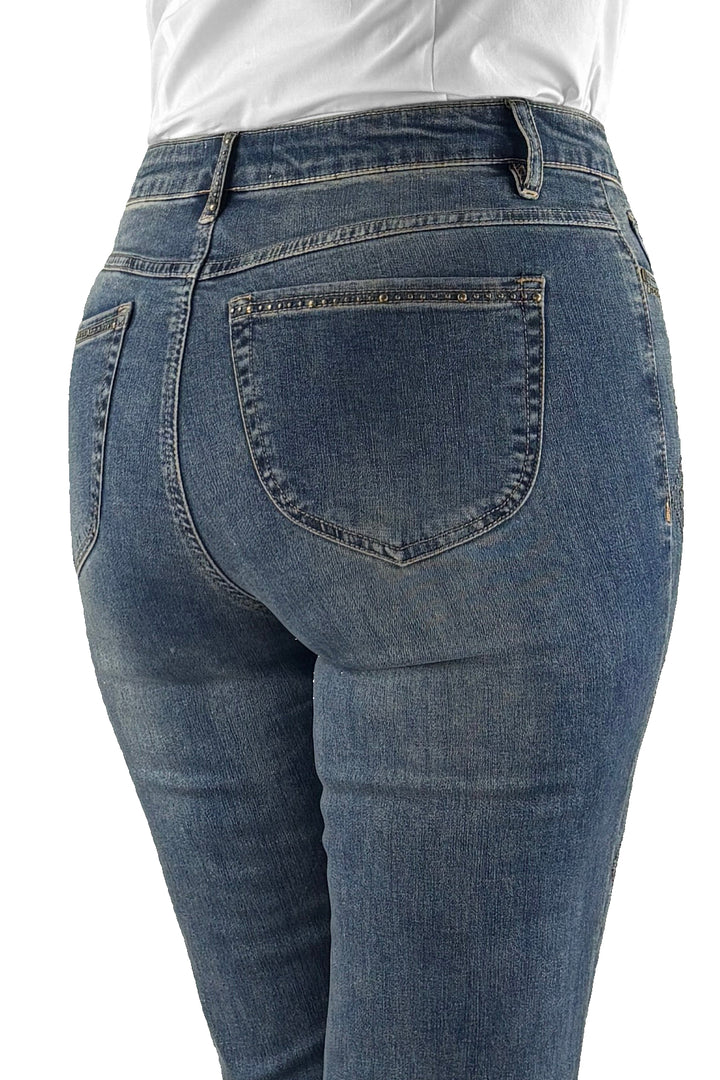 Stud Accent Tall Straight Leg Jean