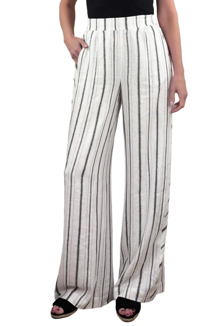Striped Tall Linen Pant