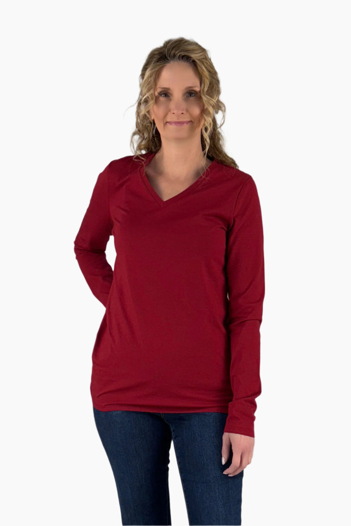 Cotton Long Sleeve Tall Tee