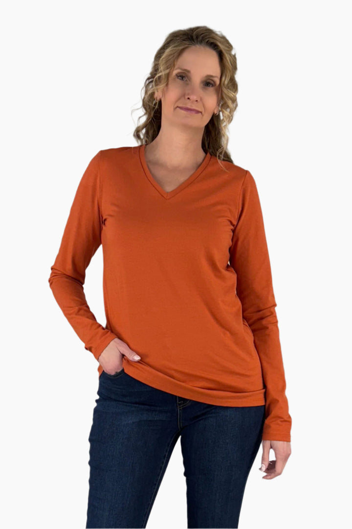 Cotton Long Sleeve Tall Tee