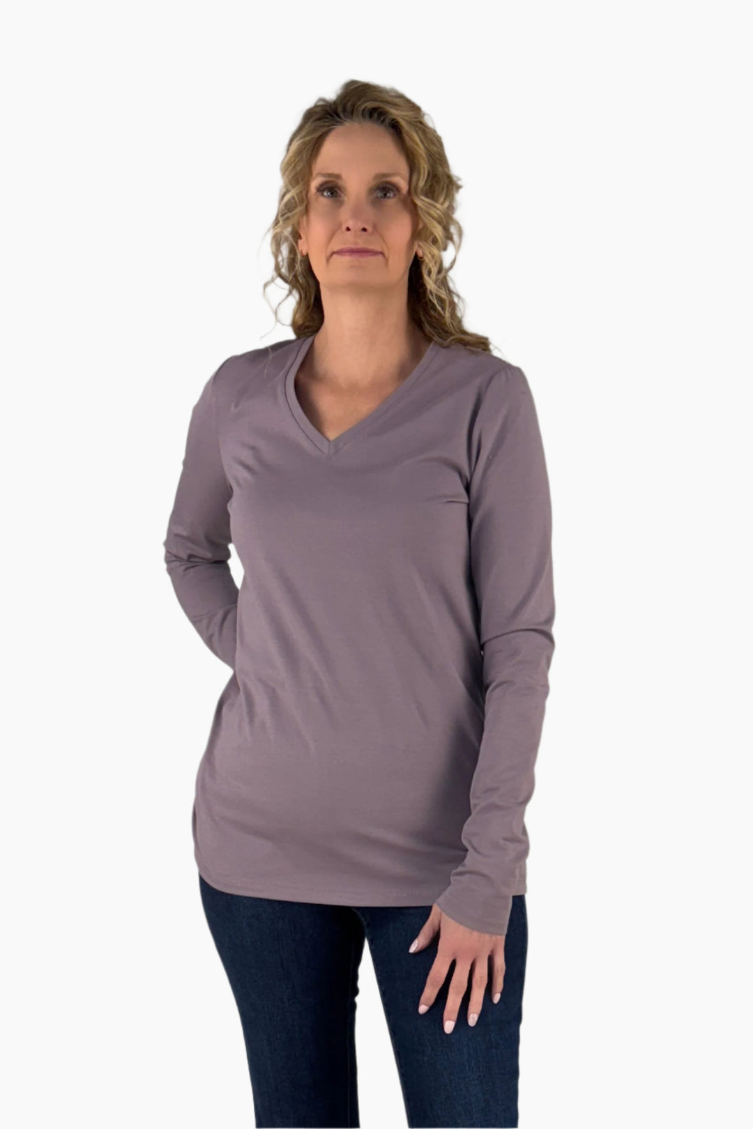 Cotton Long Sleeve Tall Tee