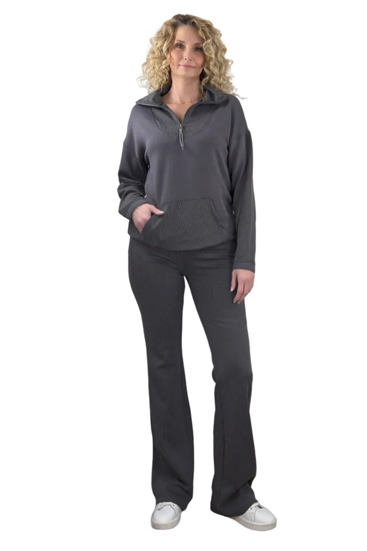 Luxe Rib Tall Flare Pant