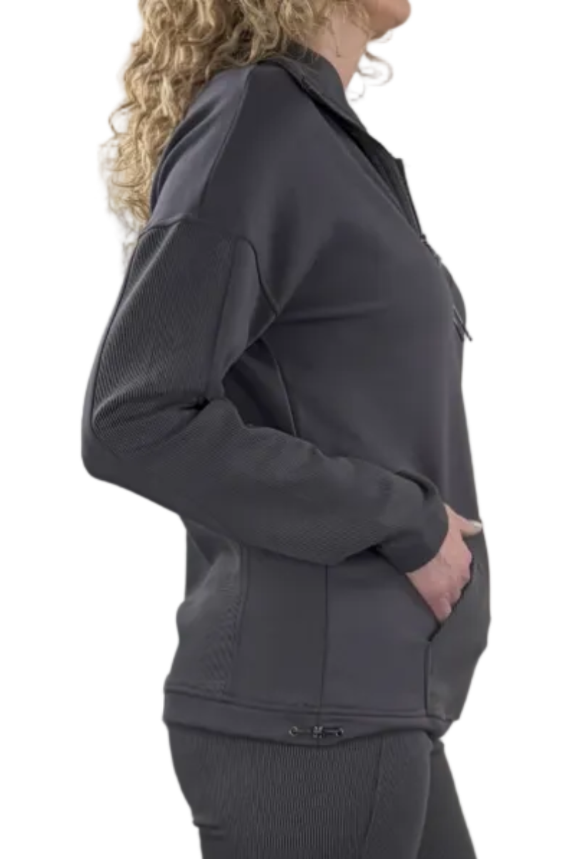 Luxe Rib Tall 1/2 Zip Sweatshirt