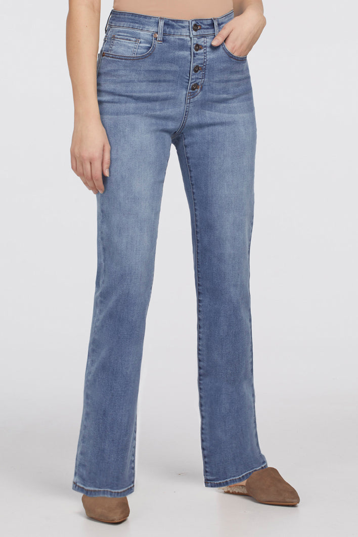 Brooke Button Fly Jean - Final Sale