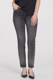 Stone Accent Ankle Jean - Final Sale